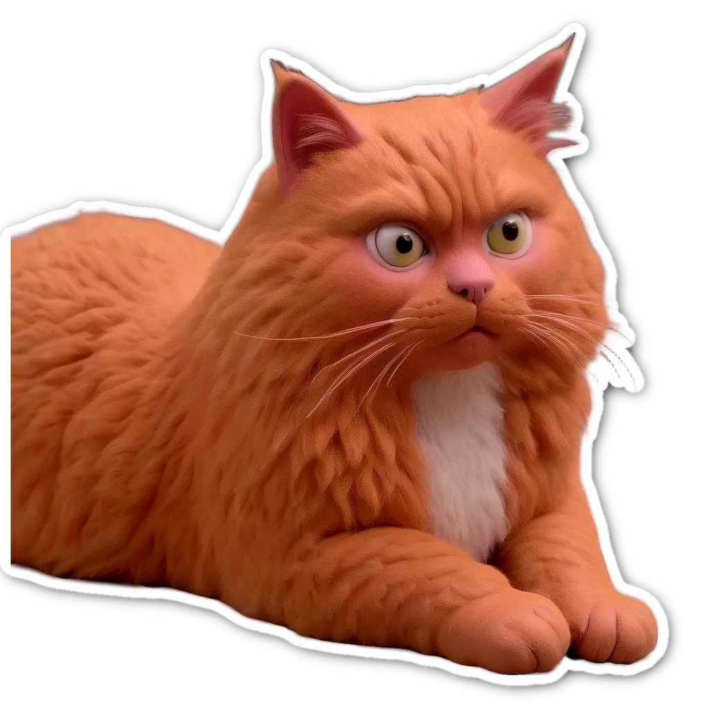 An orange cat with white paws is looking directly at the camera.