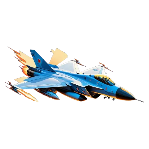 A blue and white airplane that is part of a game.