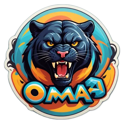 A logo for omaha is very detailed and colorful.