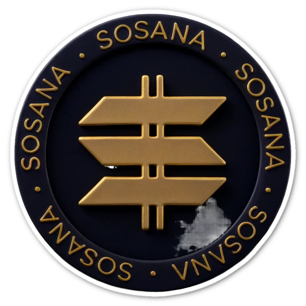 A coin with a symbol on it that says SOTANA.