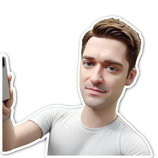 A man is taking a picture of himself with a phone.