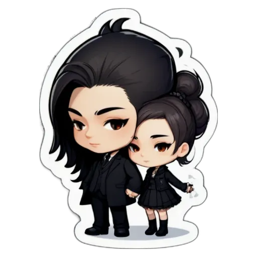 A girl and boy wearing a suit and tie.