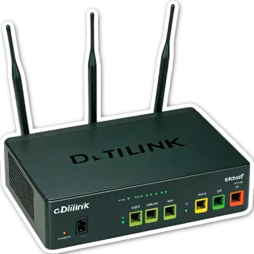 A Dilink router that has multiple ports.