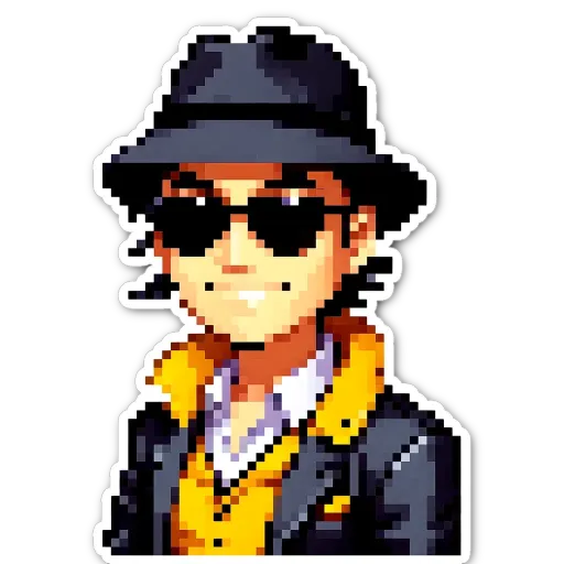 A man is wearing a hat and sunglasses.