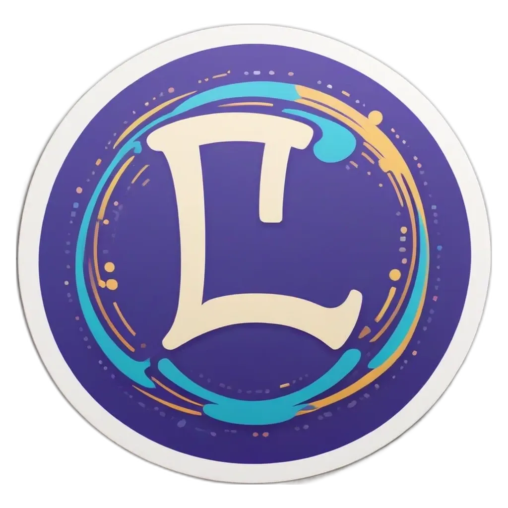 A round logo with the letter L in the center.