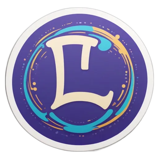 A round logo with the letter L in the center.