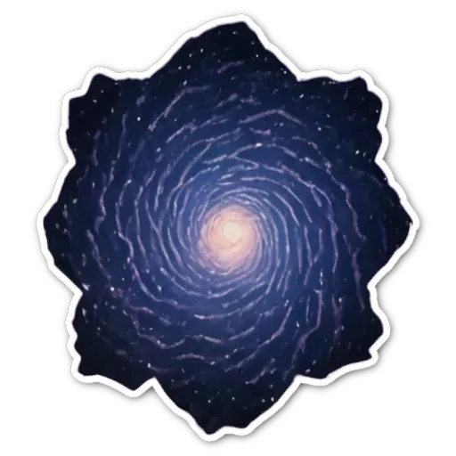 A spiral galaxy that is very dark in color.
