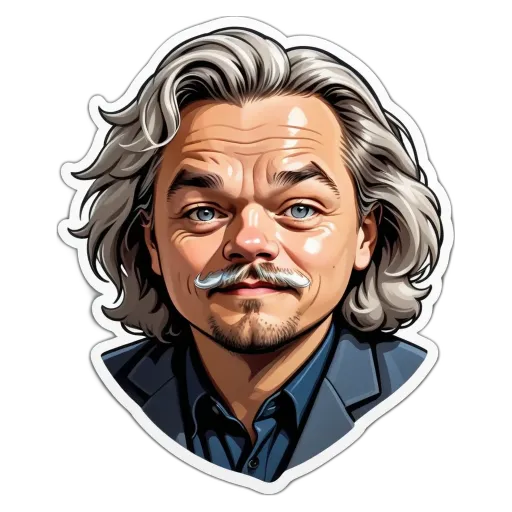 An image of a man with a mustache and blue shirt.