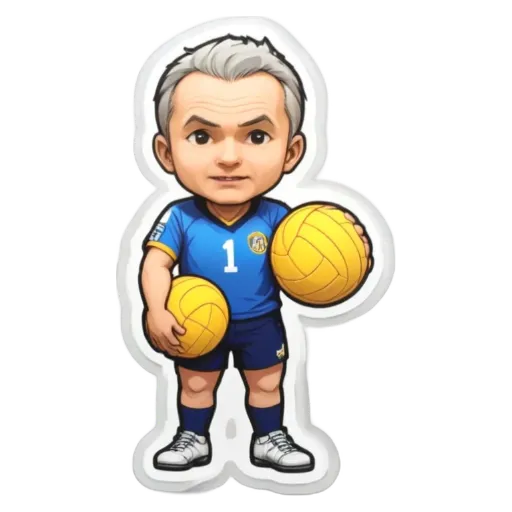 A boy who loves playing with balls.
