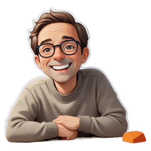 A man is posing for a picture with a smile on his face.