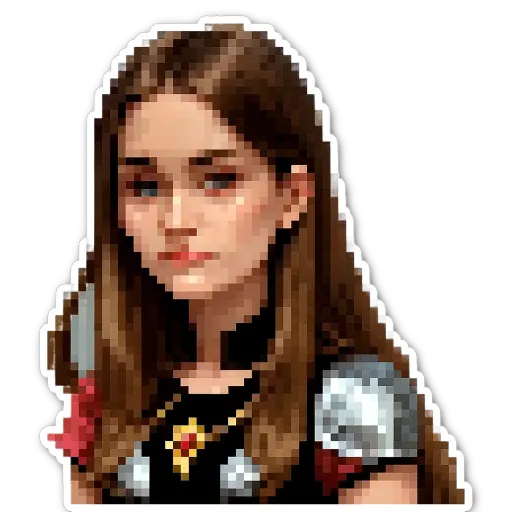 A girl with a black shirt and a red rose.