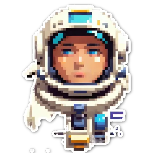 A boy in a space suit with the words Mars at the top.