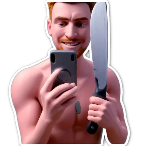 A man holding a cell phone in his hand.