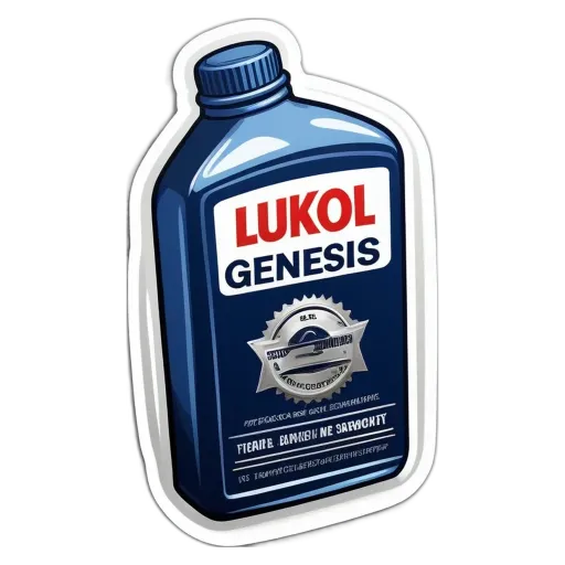 A blue bottle oflukol generation with a red cap.