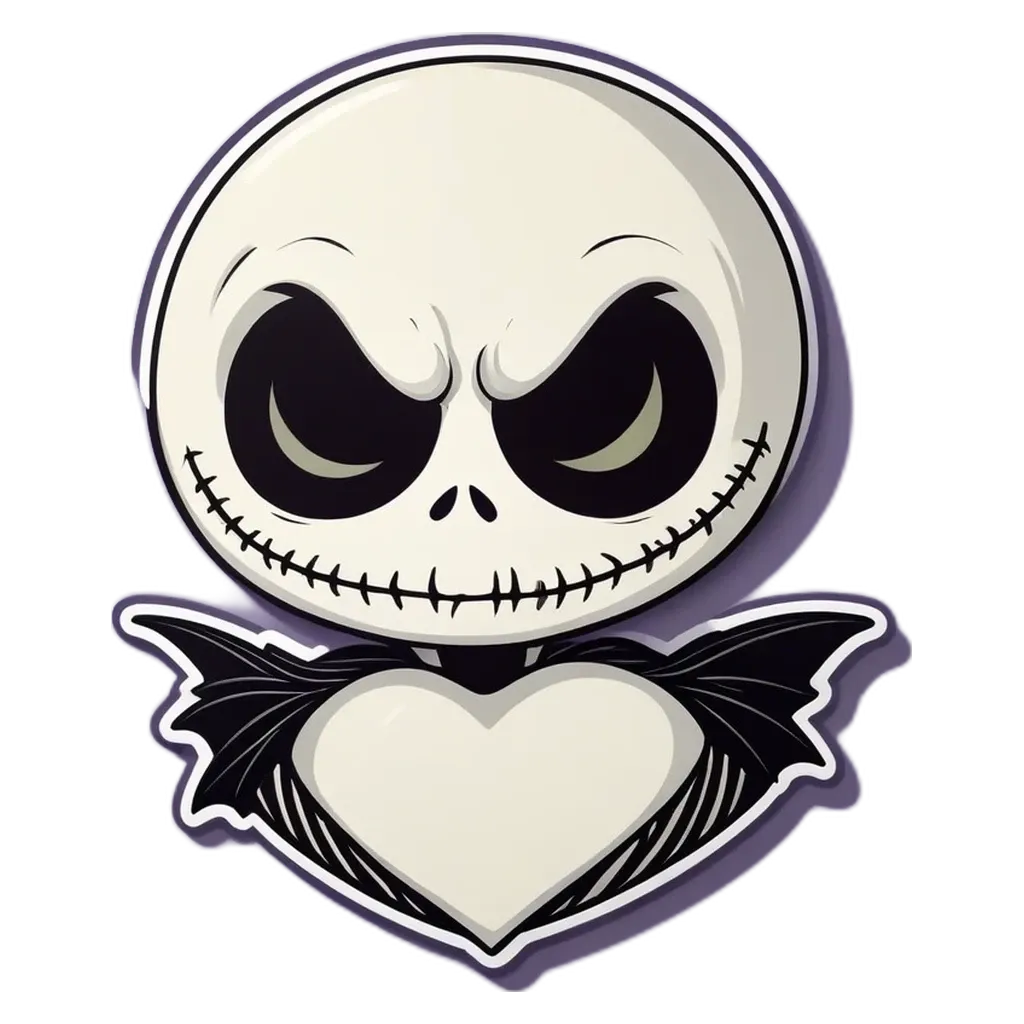 A cartoon face with a heart and the words "Joke face" on the bottom.
