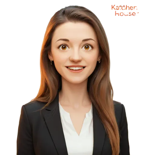 A woman wearing a black blazer and white shirt.