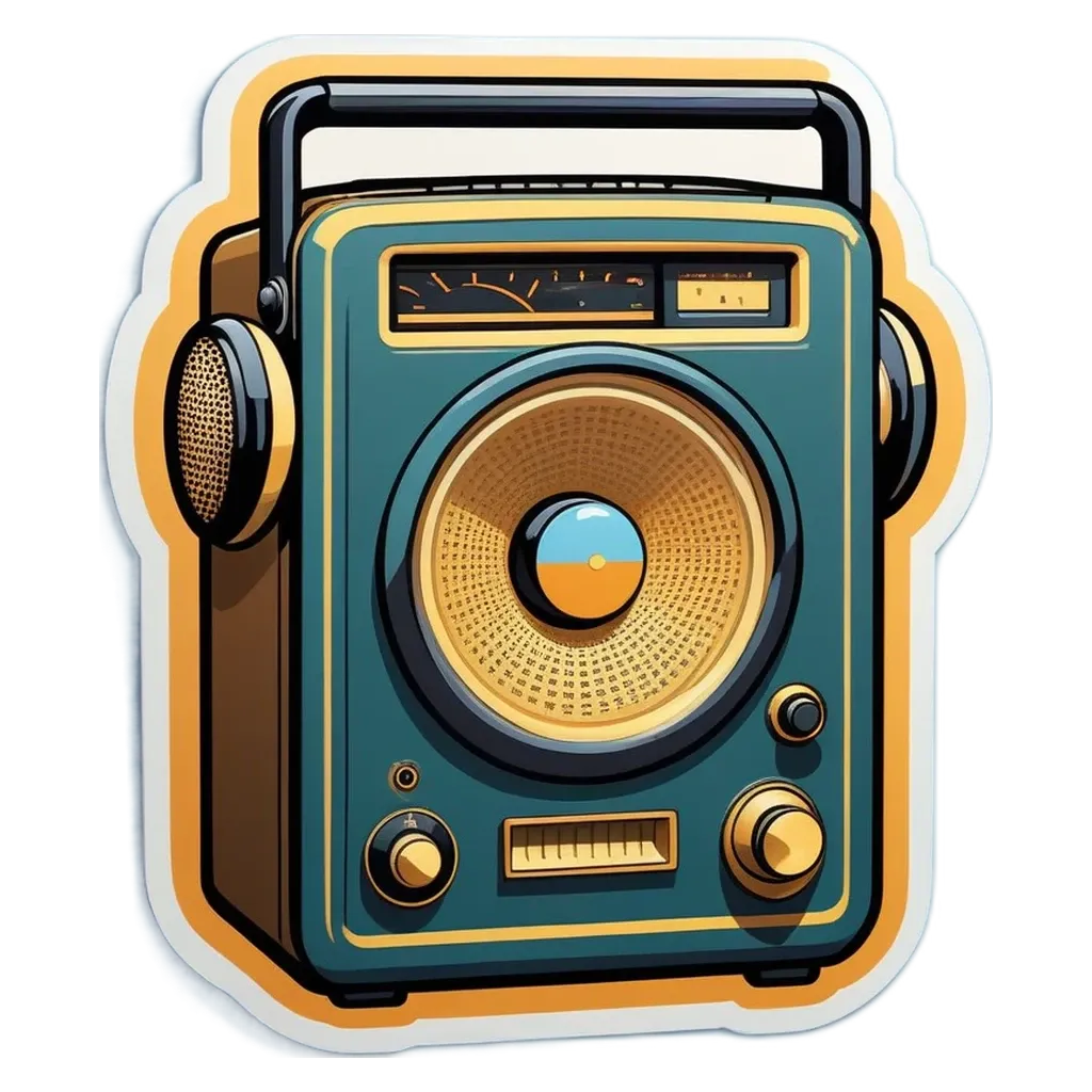 A very brief description of a radio controlled device with headphones.