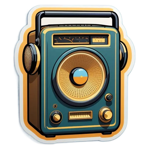 A very brief description of a radio controlled device with headphones.