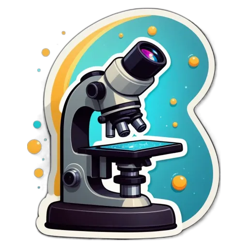 A cartoon image of a magnifying glass with a cell phone on it.
