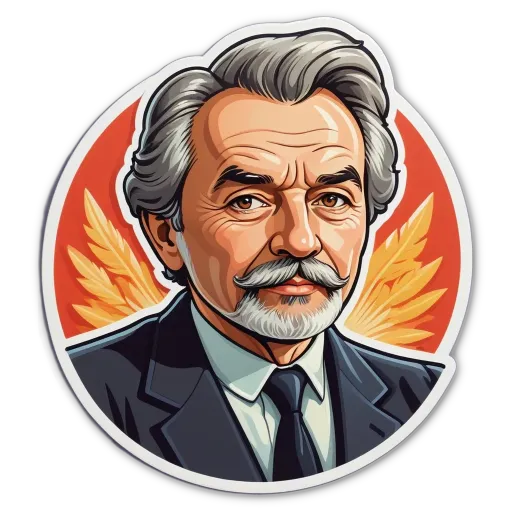 A very detailed and accurate cartoon picture of a man wearing a suit and tie.