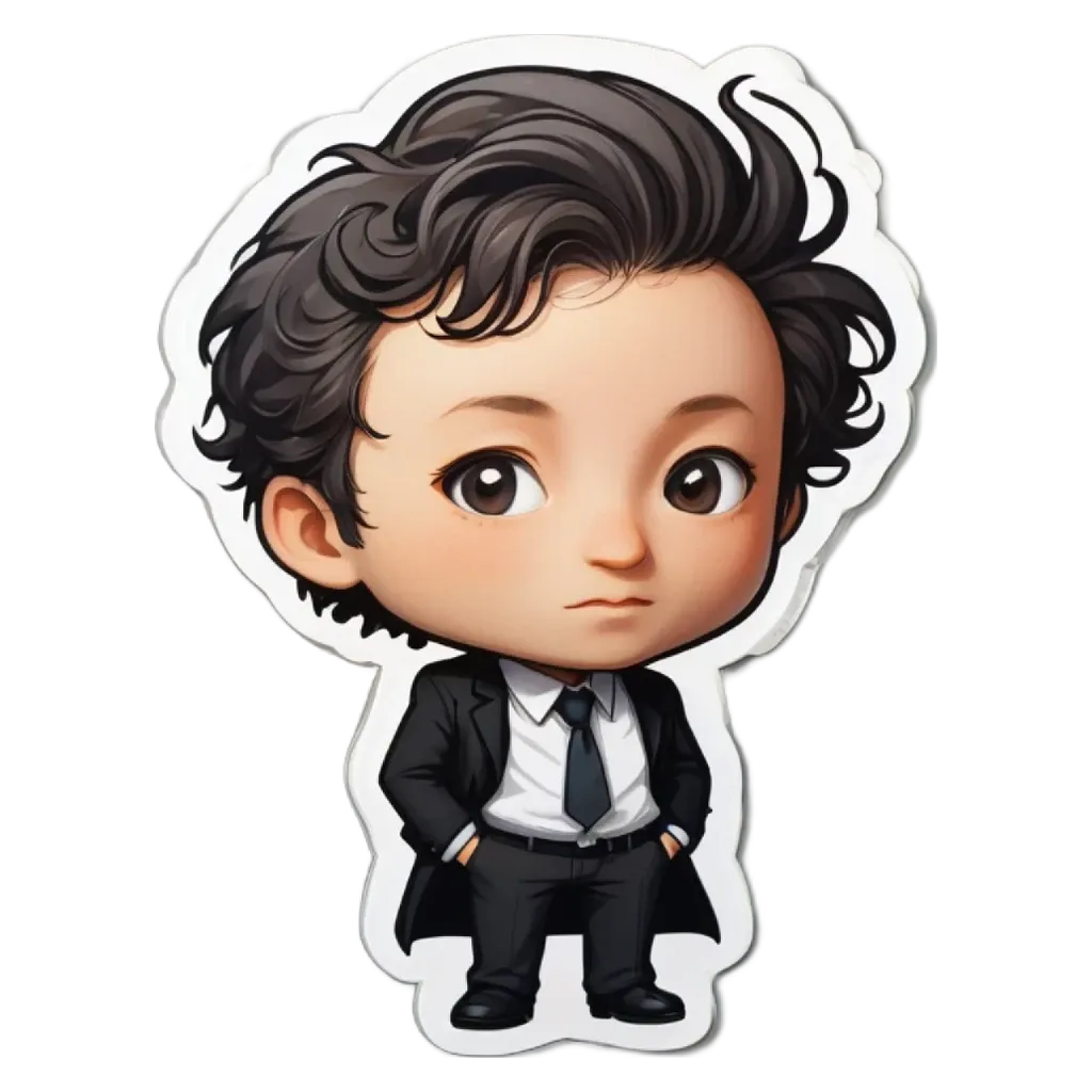A boy is wearing a suit and tie.