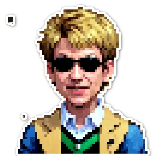 A very brief description of a pixelated photo of a man.