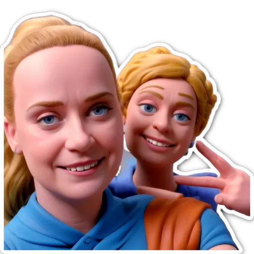 A woman is taking a picture of herself with a man.