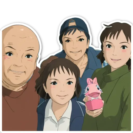 A group of people, one of whom is holding a stuffed animal.