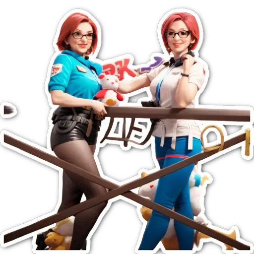 A girl with a cat is standing next to another girl.