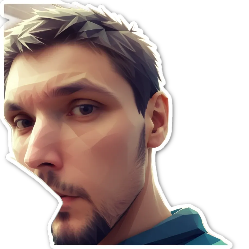 A man's face is shown with a fake beard and mustache.