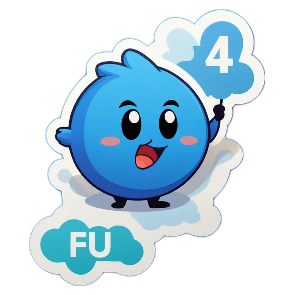 a character that has the number 4 on it.