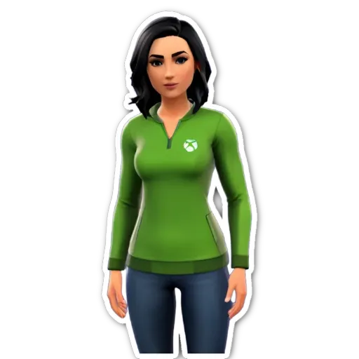 A green colored shirt with a logo in the center of it.