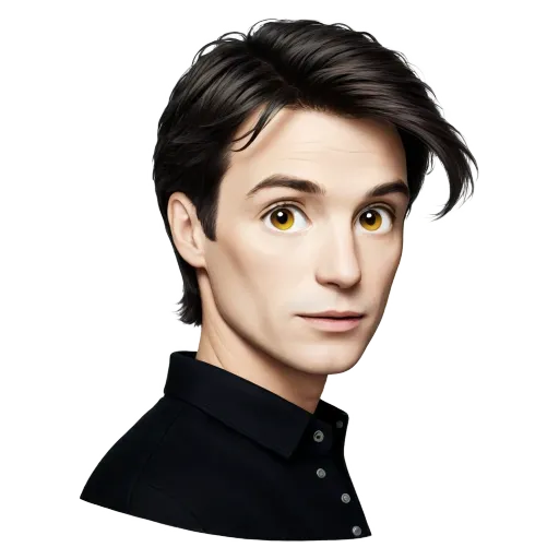 A black shirt with a white background.