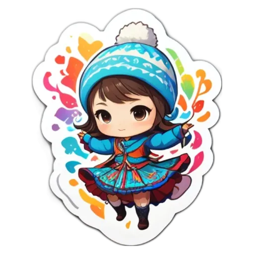 A girl is on a skateboard and has a blue dress on.