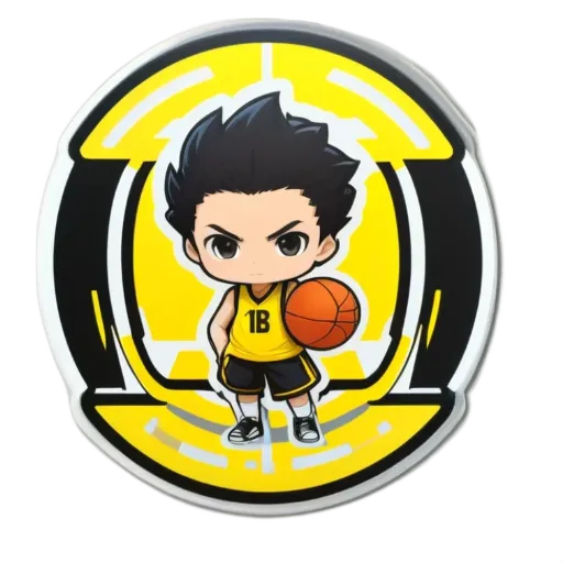 A boy is holding a basketball and wearing a yellow outfit.