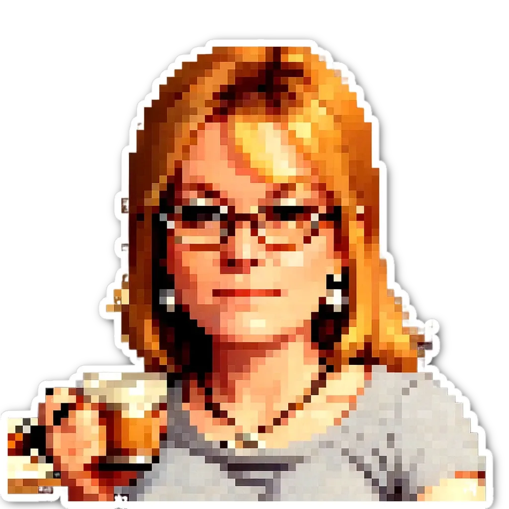 A girl wearing glasses is holding a coffee cup.