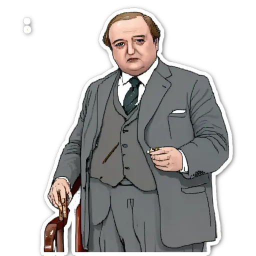 A man wearing a suit and tie.