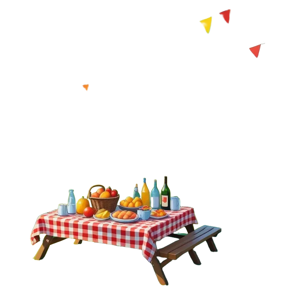 A picherm of a table with food and wine on it.