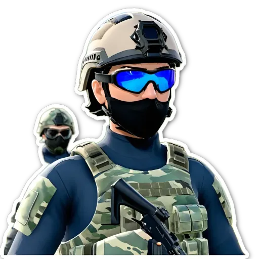 A man in a military uniform with a face mask on.
