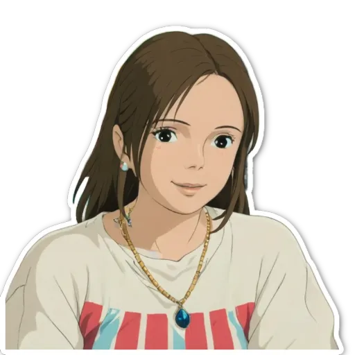 A woman is smiling at the camera and wearing a gold necklace.