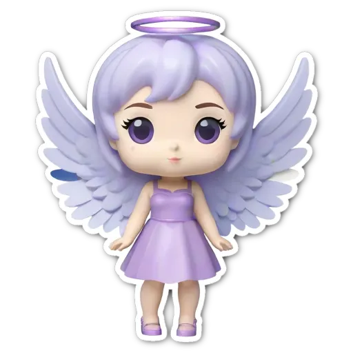 A small girl with wings who is an angel.