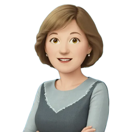 A woman is wearing a dress and has her arms crossed.