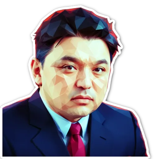 A man wearing a suit and tie.