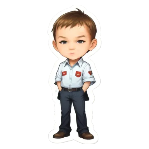 A boy is standing with his hands in his pockets.