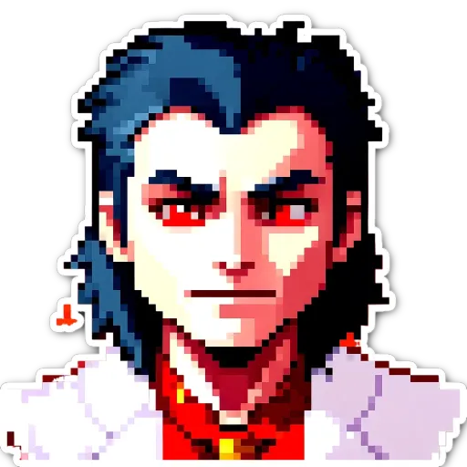 A very detailed and accurate pixelated face of a man.