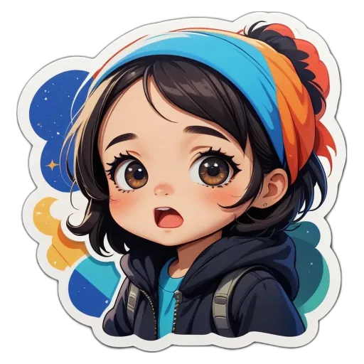 A girl with a backpack is looking at the camera.