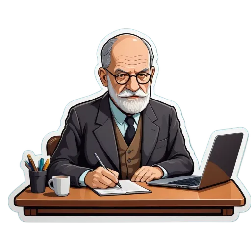 A man with a pen and paper at a desk.
