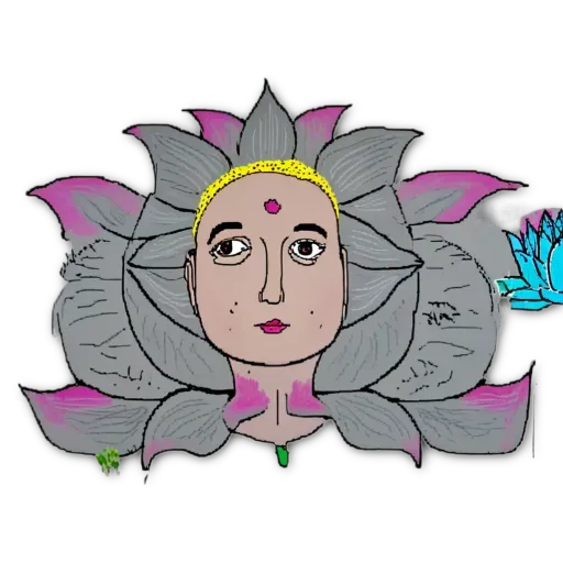 A flower with pink and purple petals is in front of a black background.