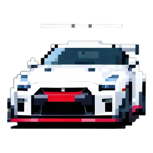 A sticker of a car that says NTS on it.