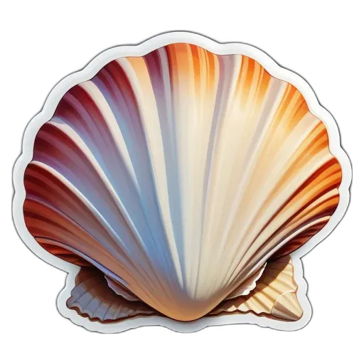 A shell with a number 6 in the center of it.